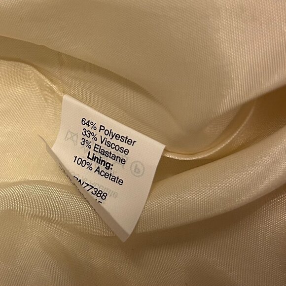 J. Crew Crepe Box-Pleated Mini Skirt - Warm Ivory - US 2 - NWT (As Is) - Picture 5 of 5